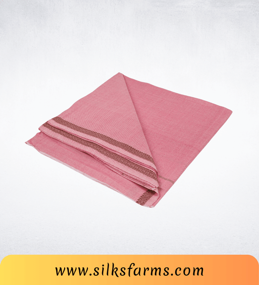 Silk & Farm Super Soft Lightweight Premium Bhagalpuri Dull Chadar – Pure Cotton Feel, All-Season Comfort Blanket, Handcrafted in Bhagalpur - SK004