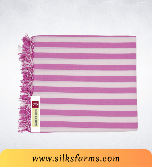 Silk & Farm Super Soft Lightweight Premium Bhagalpuri Dull Chadar – Pure Cotton Feel, All-Season Comfort Blanket, Handcrafted in Bhagalpur - SK038