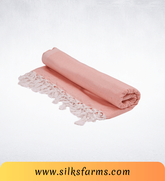 Silk & Farm Super Soft Lightweight Premium Bhagalpuri Dull Chadar – Pure Cotton Feel, All-Season Comfort Blanket, Handcrafted in Bhagalpur - SK006