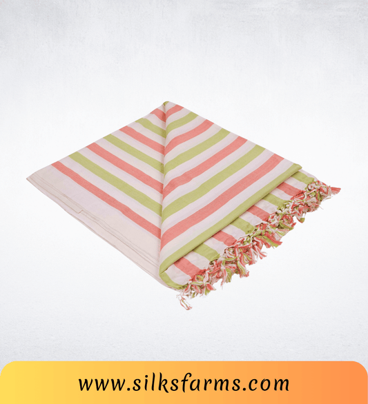 Silk & Farm Super Soft Lightweight Premium Bhagalpuri Dull Chadar – Pure Cotton Feel, All-Season Comfort Blanket, Handcrafted in Bhagalpur - SK014