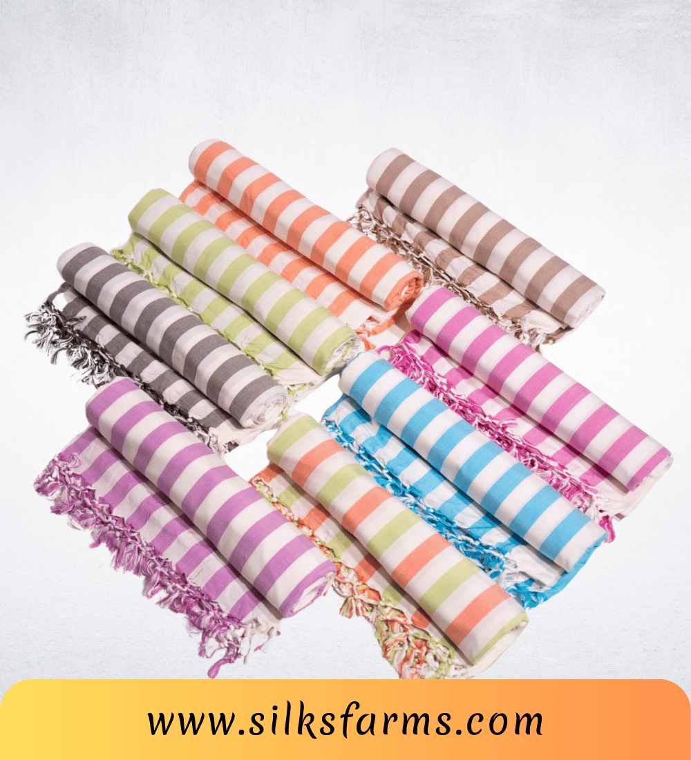 Silk & Farm Super Soft Lightweight Premium Bhagalpuri Dull Chadar – Pure Cotton Feel, All-Season Comfort Blanket, Handcrafted in Bhagalpur - SK034