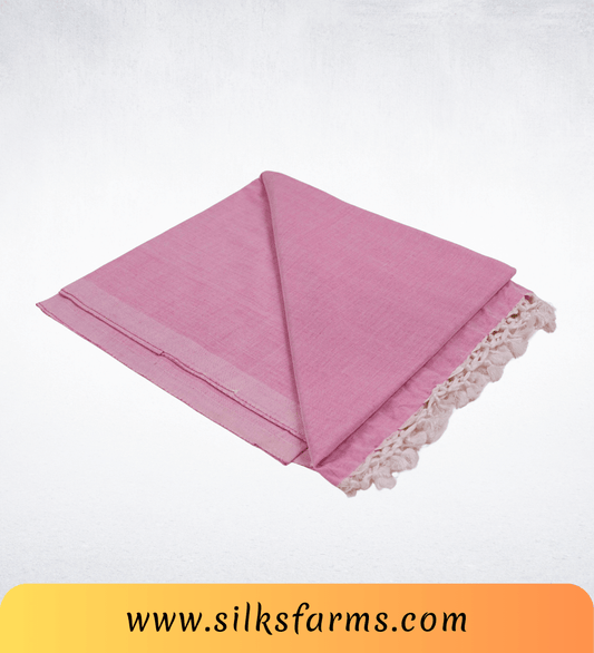 Silk & Farm Super Soft Lightweight Premium Bhagalpuri Dull Chadar – Pure Cotton Feel, All-Season Comfort Blanket, Handcrafted in Bhagalpur - SK020