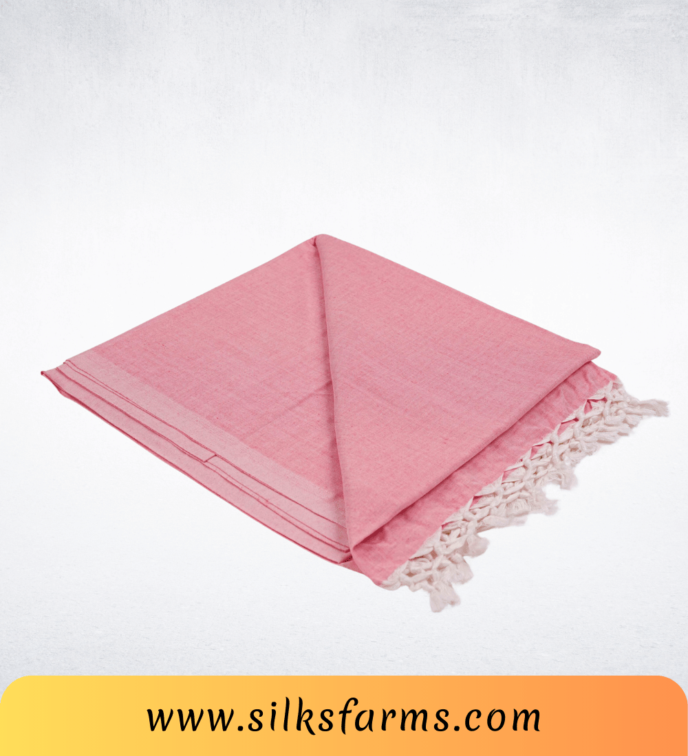 Silk & Farm Super Soft Lightweight Premium Bhagalpuri Dull Chadar – Pure Cotton Feel, All-Season Comfort Blanket, Handcrafted in Bhagalpur - SK033