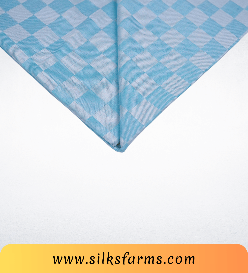 Silk & Farm Super Soft Lightweight Premium Bhagalpuri Dull Chadar – Pure Cotton Feel, All-Season Comfort Blanket, Handcrafted in Bhagalpur - SK036