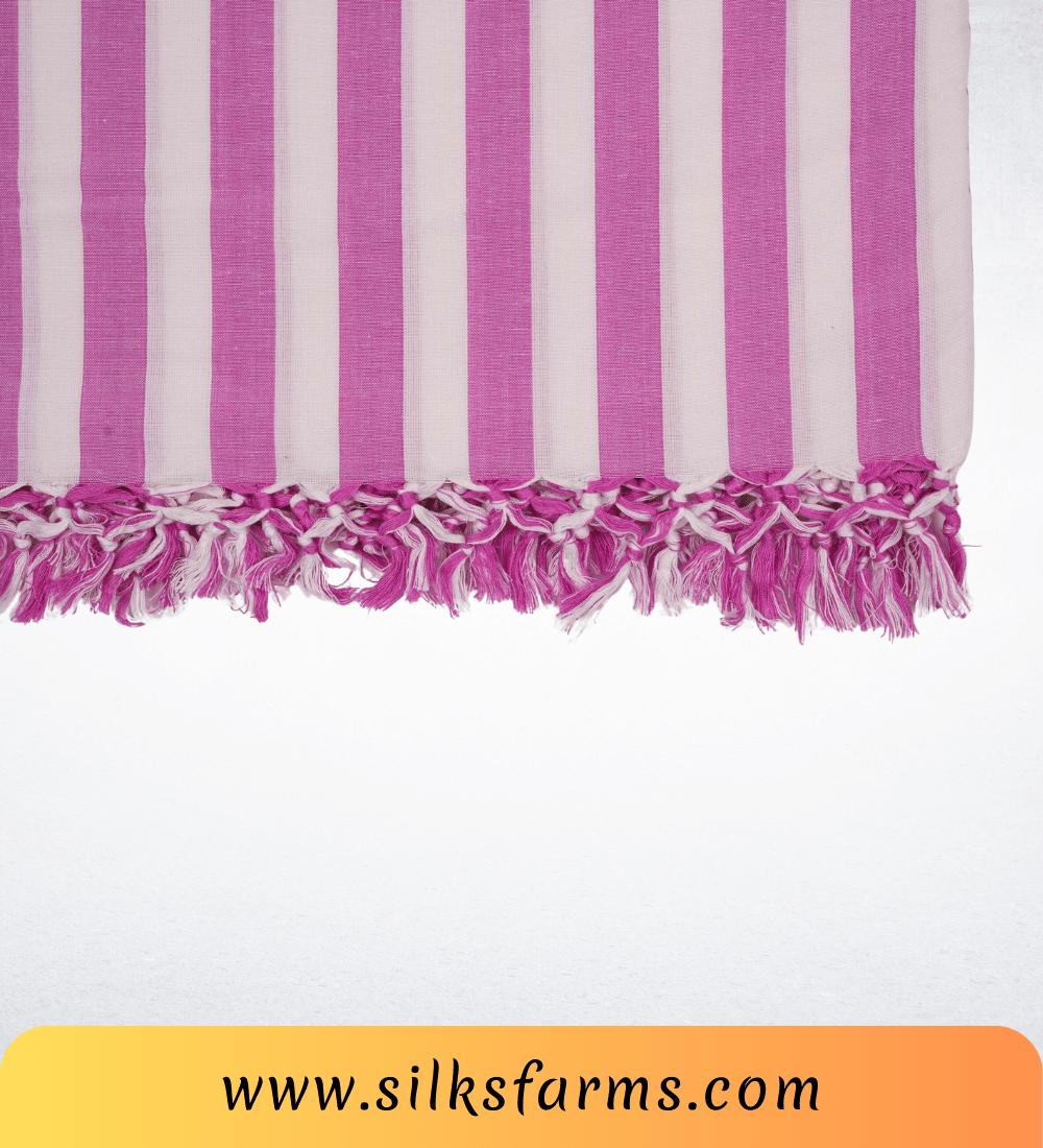 Silk & Farm Super Soft Lightweight Premium Bhagalpuri Dull Chadar – Pure Cotton Feel, All-Season Comfort Blanket, Handcrafted in Bhagalpur - SK038