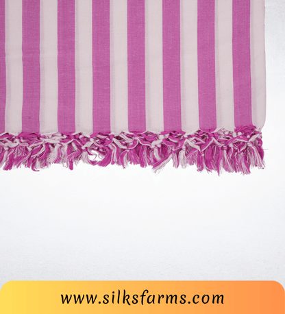 Silk & Farm Super Soft Lightweight Premium Bhagalpuri Dull Chadar – Pure Cotton Feel, All-Season Comfort Blanket, Handcrafted in Bhagalpur - SK038