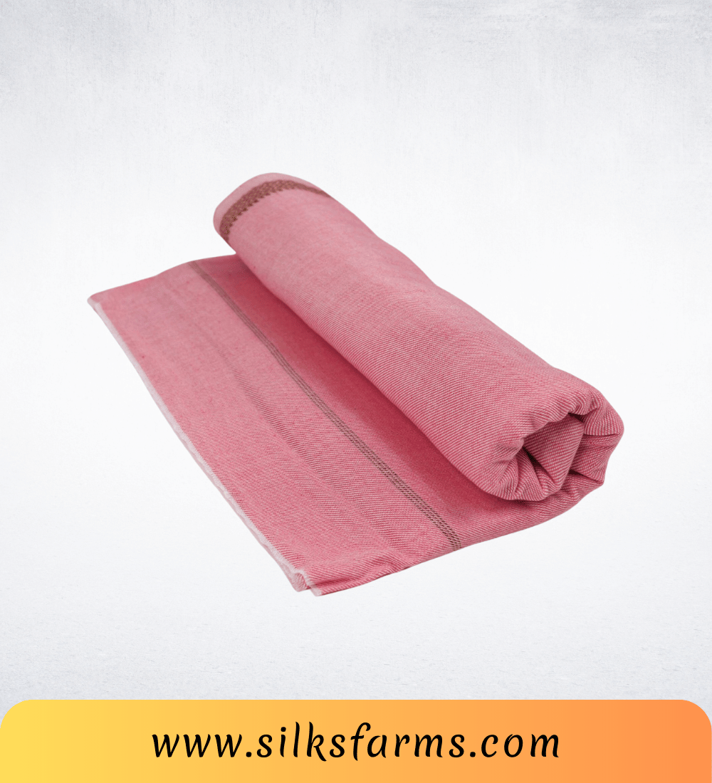 Silk & Farm Super Soft Lightweight Premium Bhagalpuri Dull Chadar – Pure Cotton Feel, All-Season Comfort Blanket, Handcrafted in Bhagalpur - SK004