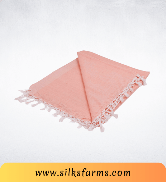 Silk & Farm Super Soft Lightweight Premium Bhagalpuri Dull Chadar – Pure Cotton Feel, All-Season Comfort Blanket, Handcrafted in Bhagalpur - SK006