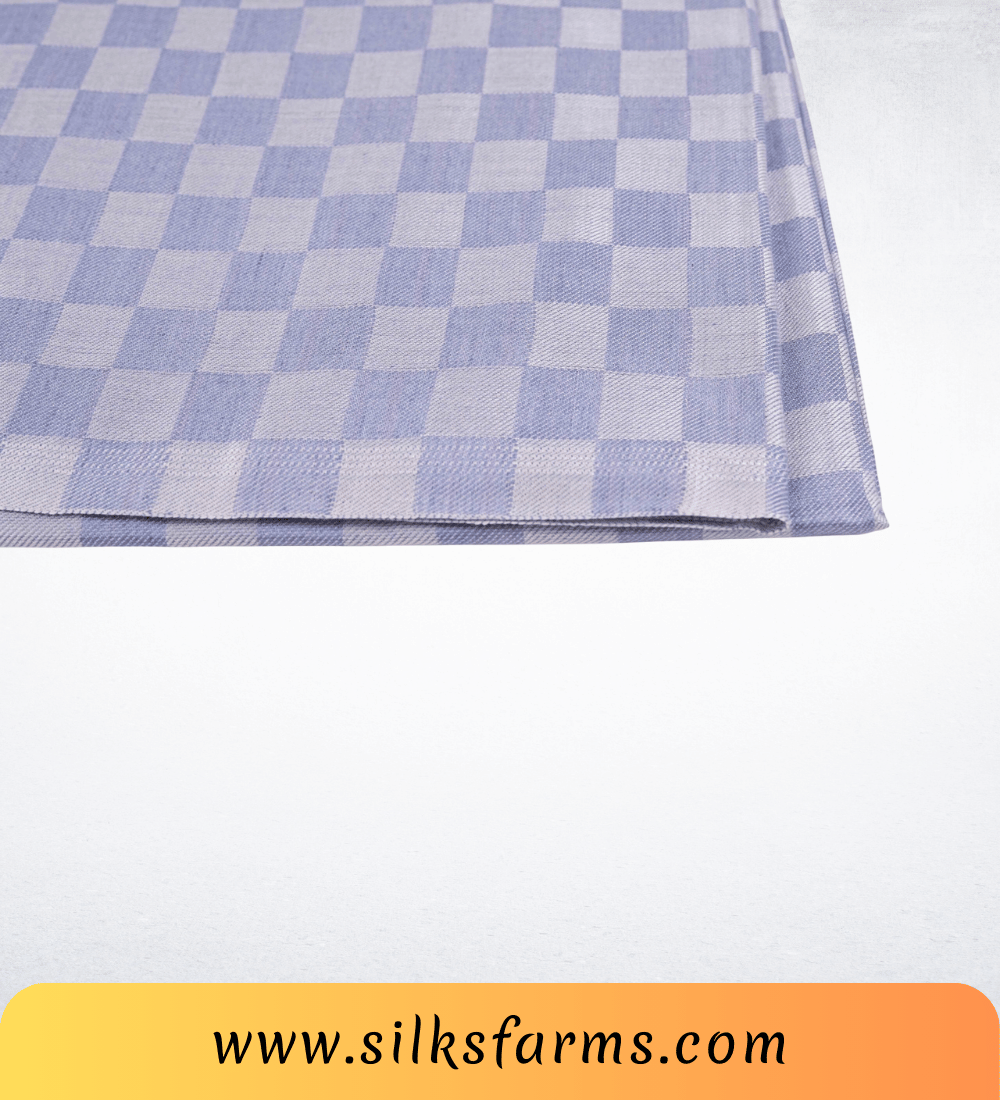 Silk & Farm Super Soft Lightweight Premium Bhagalpuri Dull Chadar – Pure Cotton Feel, All-Season Comfort Blanket, Handcrafted in Bhagalpur - SK007