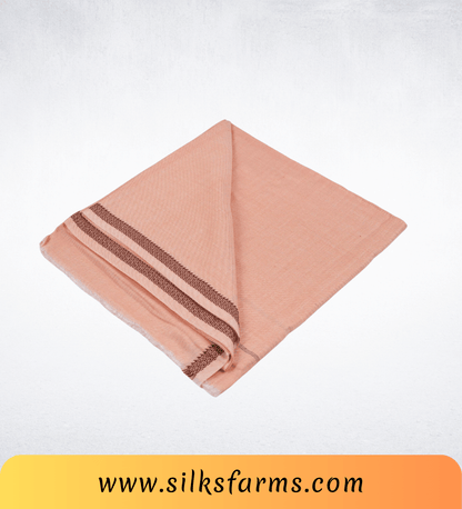 Silk & Farm Super Soft Lightweight Premium Bhagalpuri Dull Chadar – Pure Cotton Feel, All-Season Comfort Blanket, Handcrafted in Bhagalpur - SK001