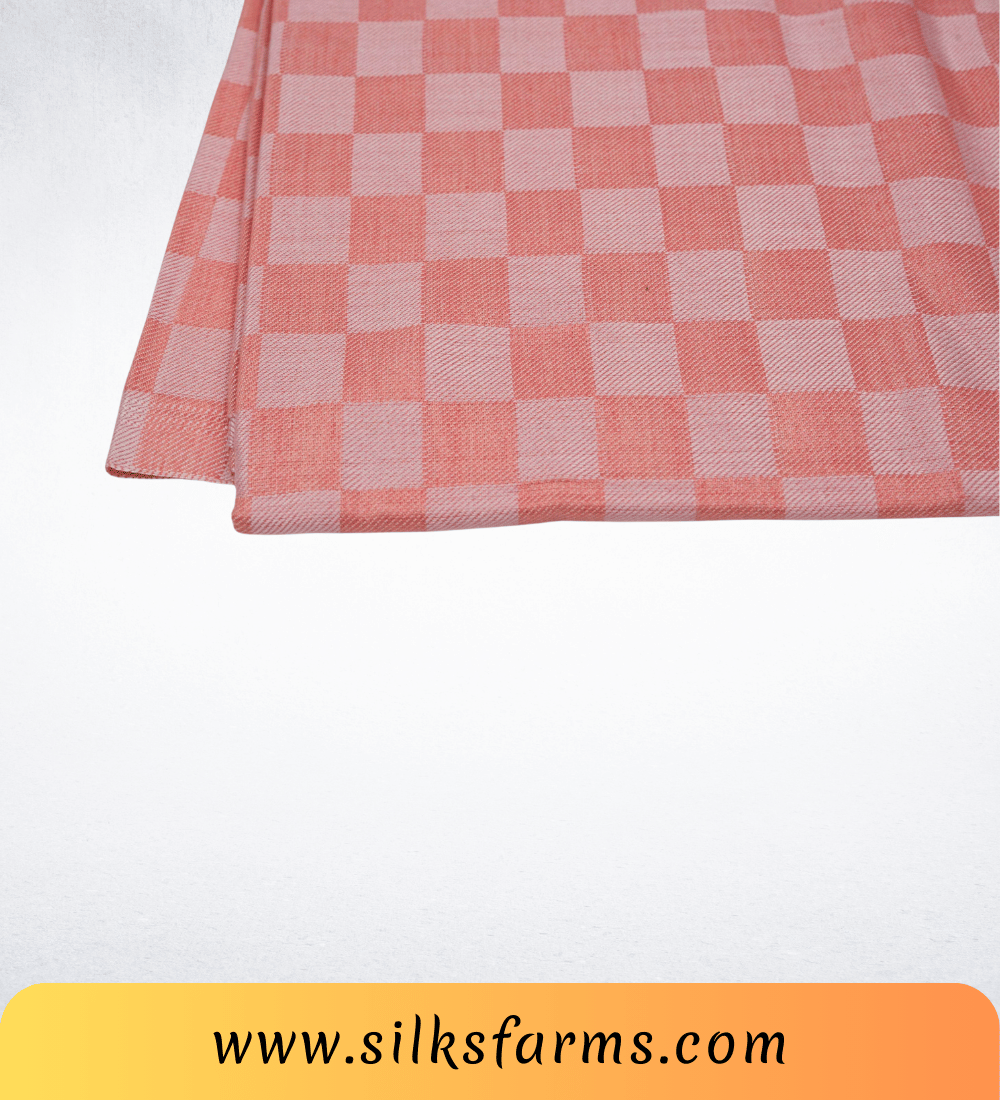 Silk & Farm Super Soft Lightweight Premium Bhagalpuri Dull Chadar – Pure Cotton Feel, All-Season Comfort Blanket, Handcrafted in Bhagalpur - SK008