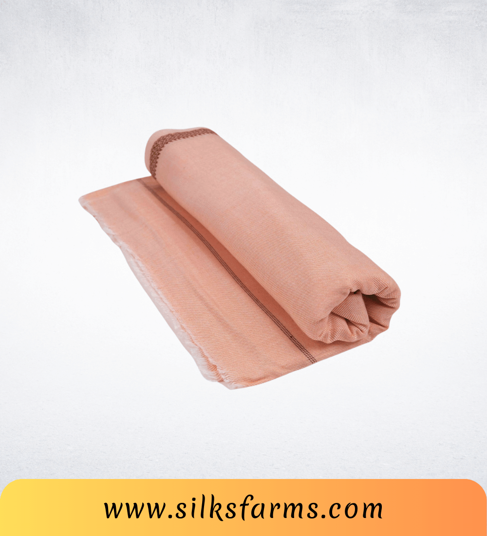 Silk & Farm Super Soft Lightweight Premium Bhagalpuri Dull Chadar – Pure Cotton Feel, All-Season Comfort Blanket, Handcrafted in Bhagalpur - SK001