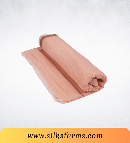 Silk & Farm Super Soft Lightweight Premium Bhagalpuri Dull Chadar – Pure Cotton Feel, All-Season Comfort Blanket, Handcrafted in Bhagalpur - SK001