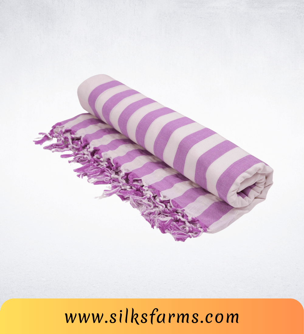 Silk & Farm Super Soft Lightweight Premium Bhagalpuri Dull Chadar – Pure Cotton Feel, All-Season Comfort Blanket, Handcrafted in Bhagalpur - SK012