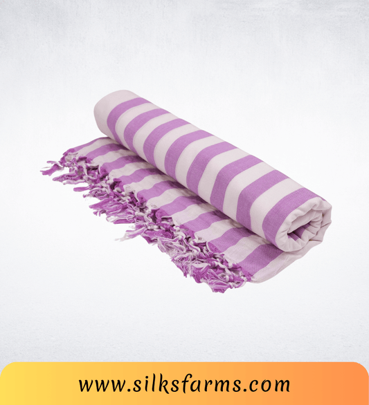 Silk & Farm Super Soft Lightweight Premium Bhagalpuri Dull Chadar – Pure Cotton Feel, All-Season Comfort Blanket, Handcrafted in Bhagalpur - SK012