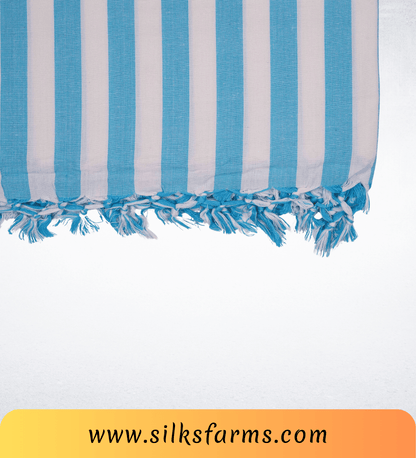 Silk & Farm Super Soft Lightweight Premium Bhagalpuri Dull Chadar – Pure Cotton Feel, All-Season Comfort Blanket, Handcrafted in Bhagalpur - SK013