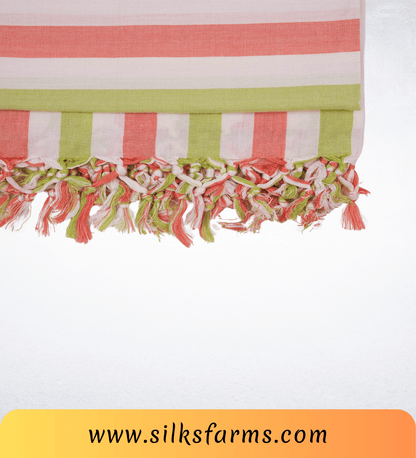 Silk & Farm Super Soft Lightweight Premium Bhagalpuri Dull Chadar – Pure Cotton Feel, All-Season Comfort Blanket, Handcrafted in Bhagalpur - SK014