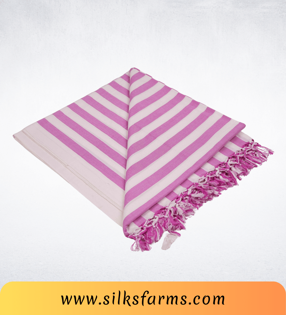 Silk & Farm Super Soft Lightweight Premium Bhagalpuri Dull Chadar – Pure Cotton Feel, All-Season Comfort Blanket, Handcrafted in Bhagalpur - SK015