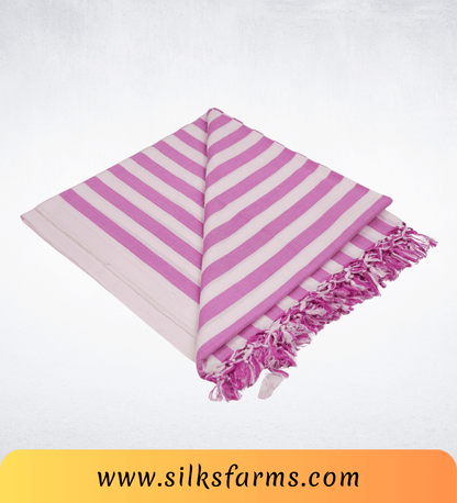 Silk & Farm Super Soft Lightweight Premium Bhagalpuri Dull Chadar – Pure Cotton Feel, All-Season Comfort Blanket, Handcrafted in Bhagalpur - SK015