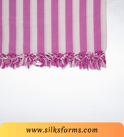 Silk & Farm Super Soft Lightweight Premium Bhagalpuri Dull Chadar – Pure Cotton Feel, All-Season Comfort Blanket, Handcrafted in Bhagalpur - SK015