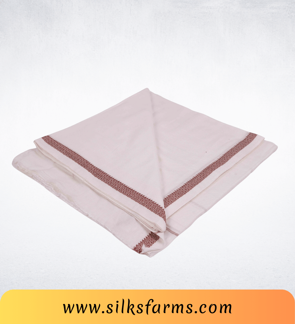 Silk & Farm Super Soft Lightweight Premium Bhagalpuri Dull Chadar – Pure Cotton Feel, All-Season Comfort Blanket, Handcrafted in Bhagalpur - SK017