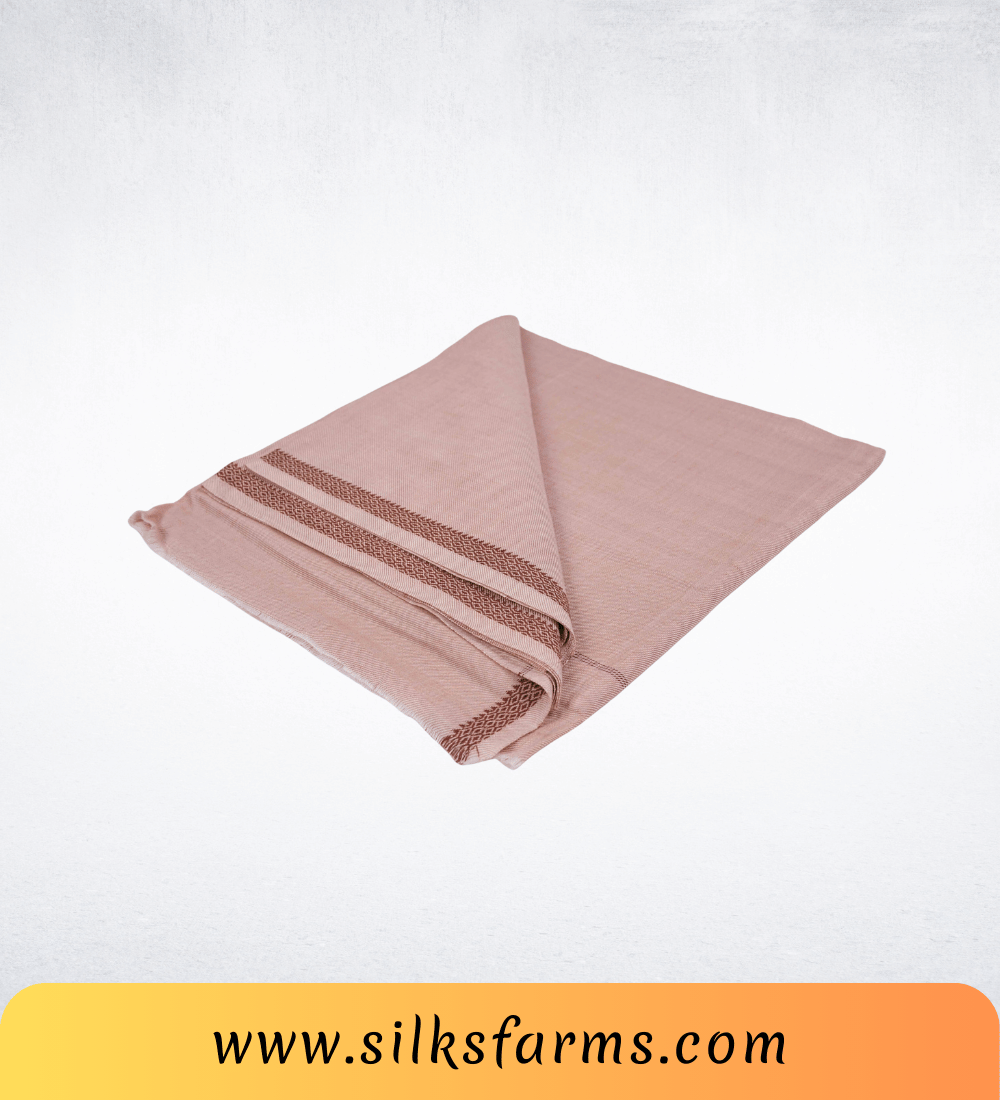 Silk & Farm Super Soft Lightweight Premium Bhagalpuri Dull Chadar – Pure Cotton Feel, All-Season Comfort Blanket, Handcrafted in Bhagalpur - SK002