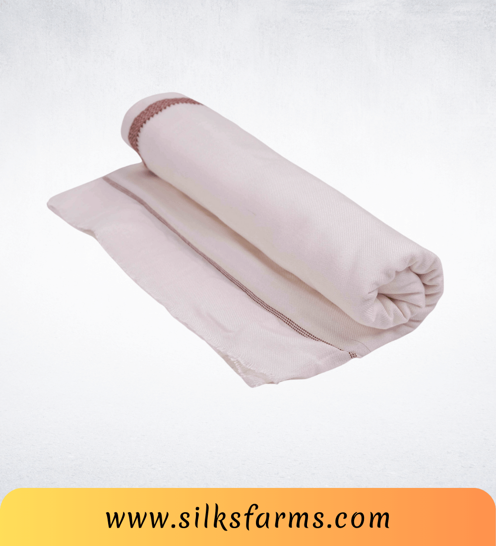 Silk & Farm Super Soft Lightweight Premium Bhagalpuri Dull Chadar – Pure Cotton Feel, All-Season Comfort Blanket, Handcrafted in Bhagalpur - SK017