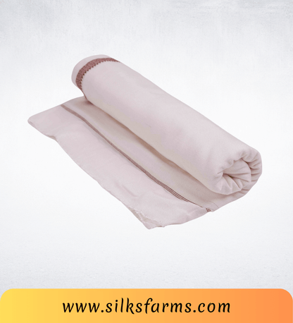 Silk & Farm Super Soft Lightweight Premium Bhagalpuri Dull Chadar – Pure Cotton Feel, All-Season Comfort Blanket, Handcrafted in Bhagalpur - SK017