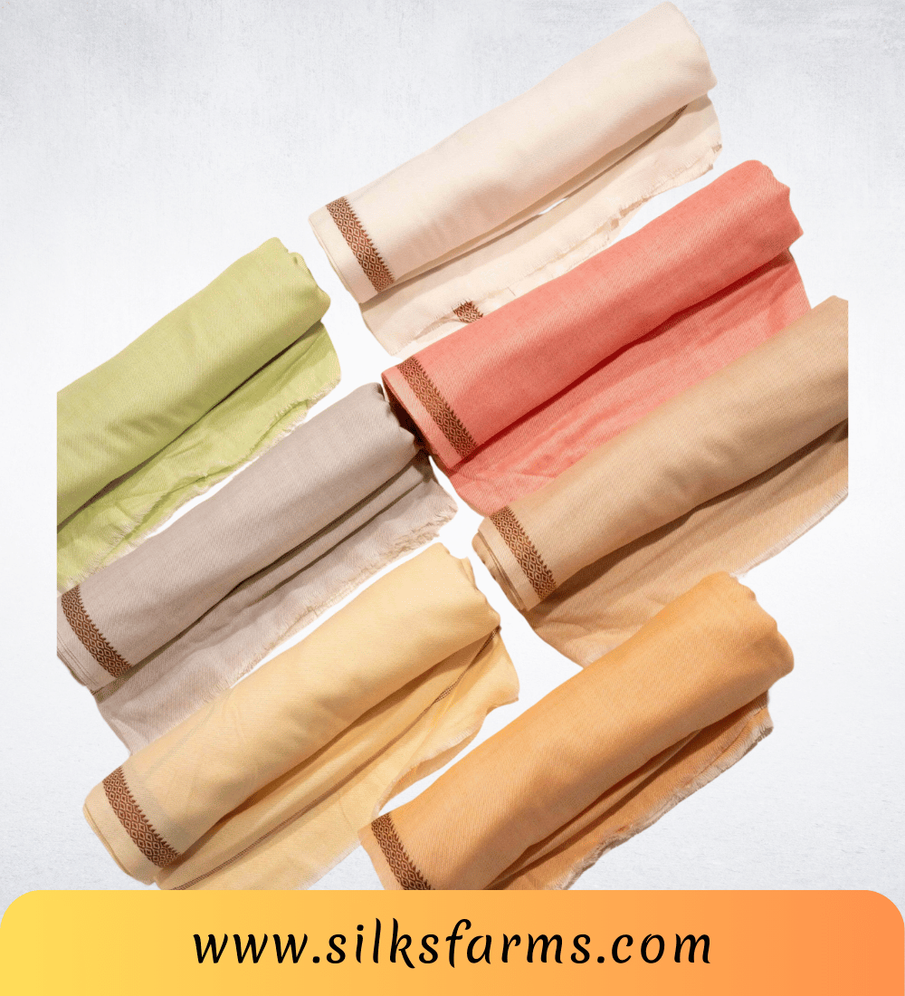 Silk & Farm Super Soft Lightweight Premium Bhagalpuri Dull Chadar – Pure Cotton Feel, All-Season Comfort Blanket, Handcrafted in Bhagalpur - SK001