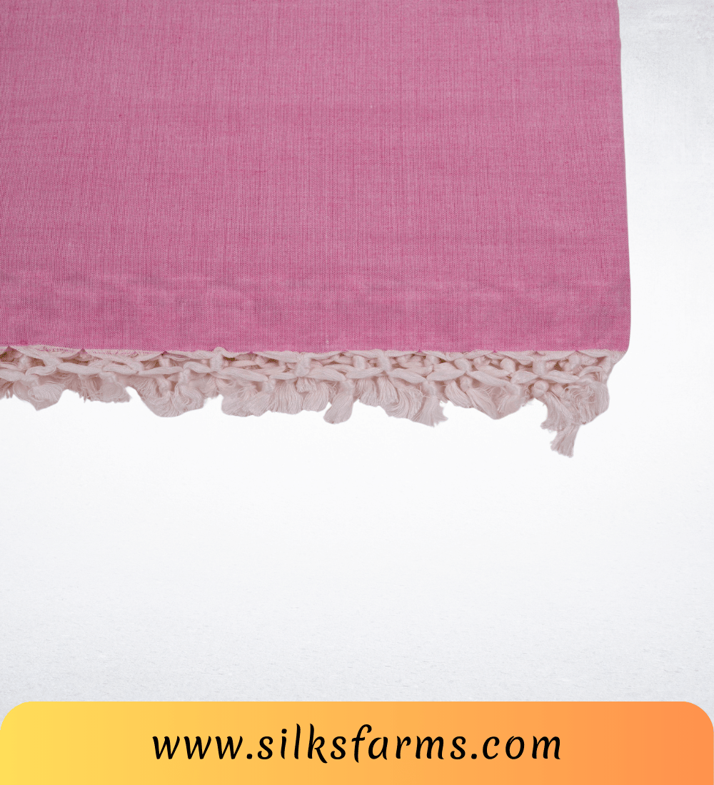 Silk & Farm Super Soft Lightweight Premium Bhagalpuri Dull Chadar – Pure Cotton Feel, All-Season Comfort Blanket, Handcrafted in Bhagalpur - SK020