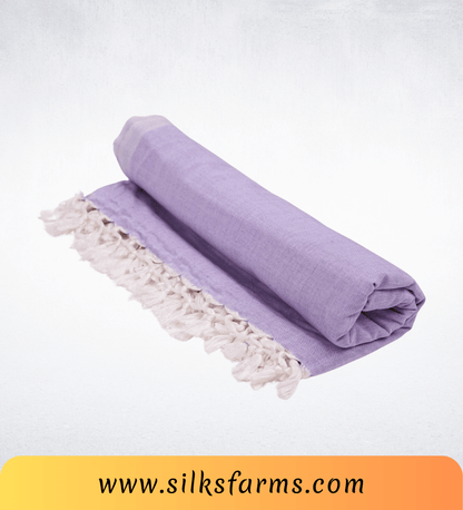 Silk & Farm Super Soft Lightweight Premium Bhagalpuri Dull Chadar – Pure Cotton Feel, All-Season Comfort Blanket, Handcrafted in Bhagalpur - SK021