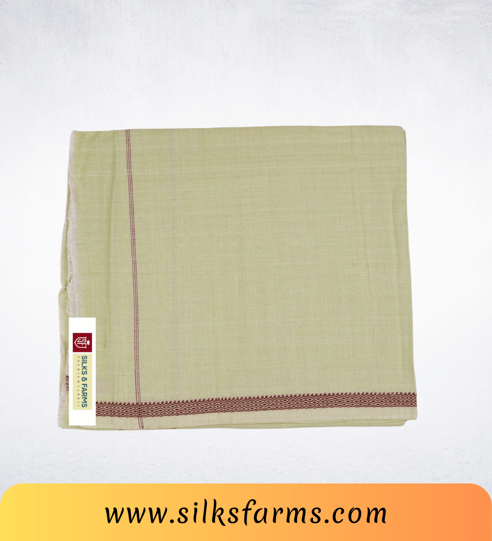 Silk & Farm Super Soft Lightweight Premium Bhagalpuri Dull Chadar – Pure Cotton Feel, All-Season Comfort Blanket, Handcrafted in Bhagalpur - SK003