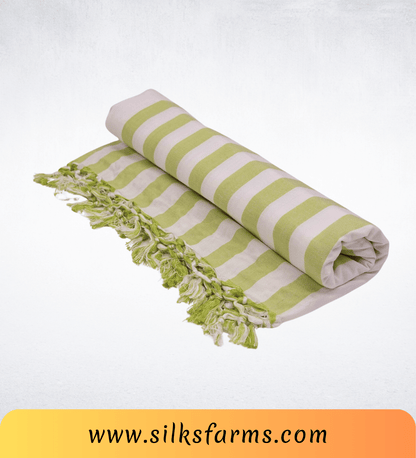 Silk & Farm Super Soft Lightweight Premium Bhagalpuri Dull Chadar – Pure Cotton Feel, All-Season Comfort Blanket, Handcrafted in Bhagalpur - SK025