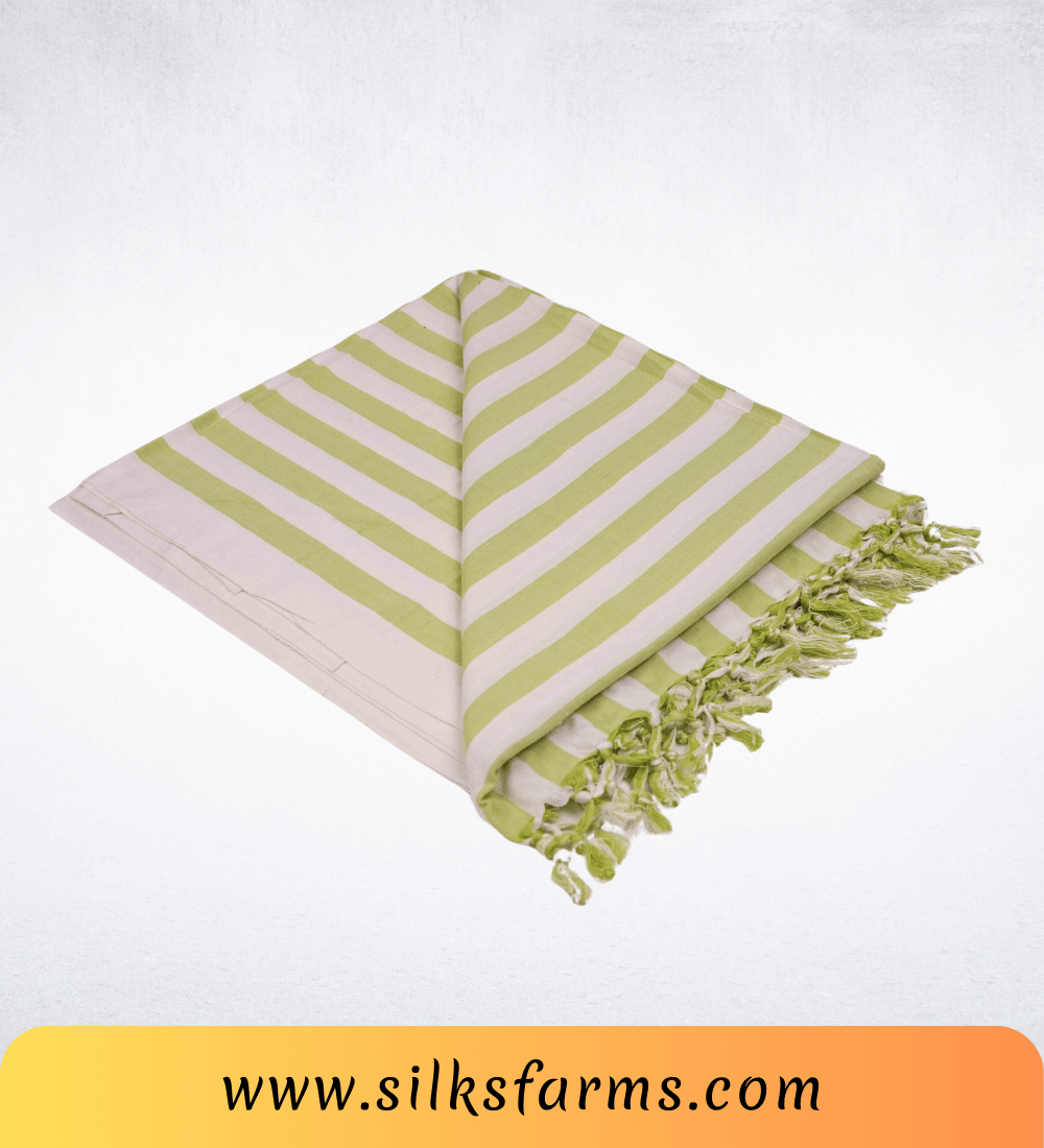 Silk & Farm Super Soft Lightweight Premium Bhagalpuri Dull Chadar – Pure Cotton Feel, All-Season Comfort Blanket, Handcrafted in Bhagalpur - SK025