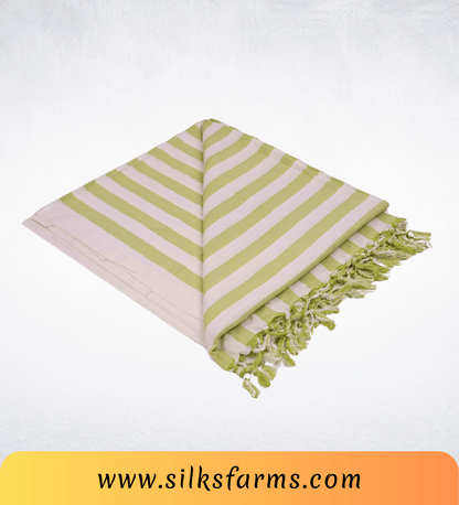 Silk & Farm Super Soft Lightweight Premium Bhagalpuri Dull Chadar – Pure Cotton Feel, All-Season Comfort Blanket, Handcrafted in Bhagalpur - SK025
