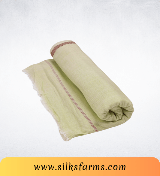Silk & Farm Super Soft Lightweight Premium Bhagalpuri Dull Chadar – Pure Cotton Feel, All-Season Comfort Blanket, Handcrafted in Bhagalpur - SK003