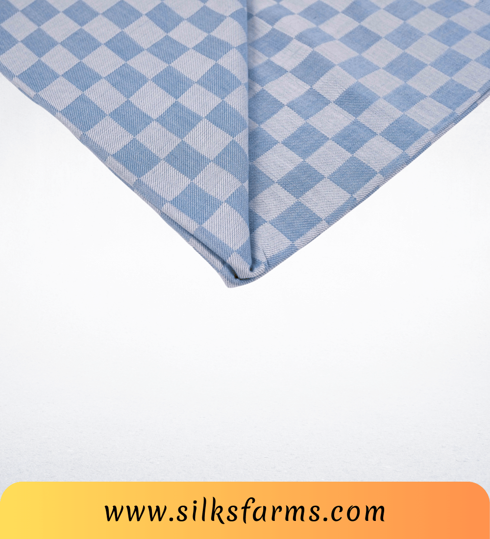 Silk & Farm Super Soft Lightweight Premium Bhagalpuri Dull Chadar – Pure Cotton Feel, All-Season Comfort Blanket, Handcrafted in Bhagalpur - SK026