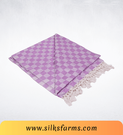 Silk & Farm Super Soft Lightweight Premium Bhagalpuri Dull Chadar – Pure Cotton Feel, All-Season Comfort Blanket, Handcrafted in Bhagalpur - SK028