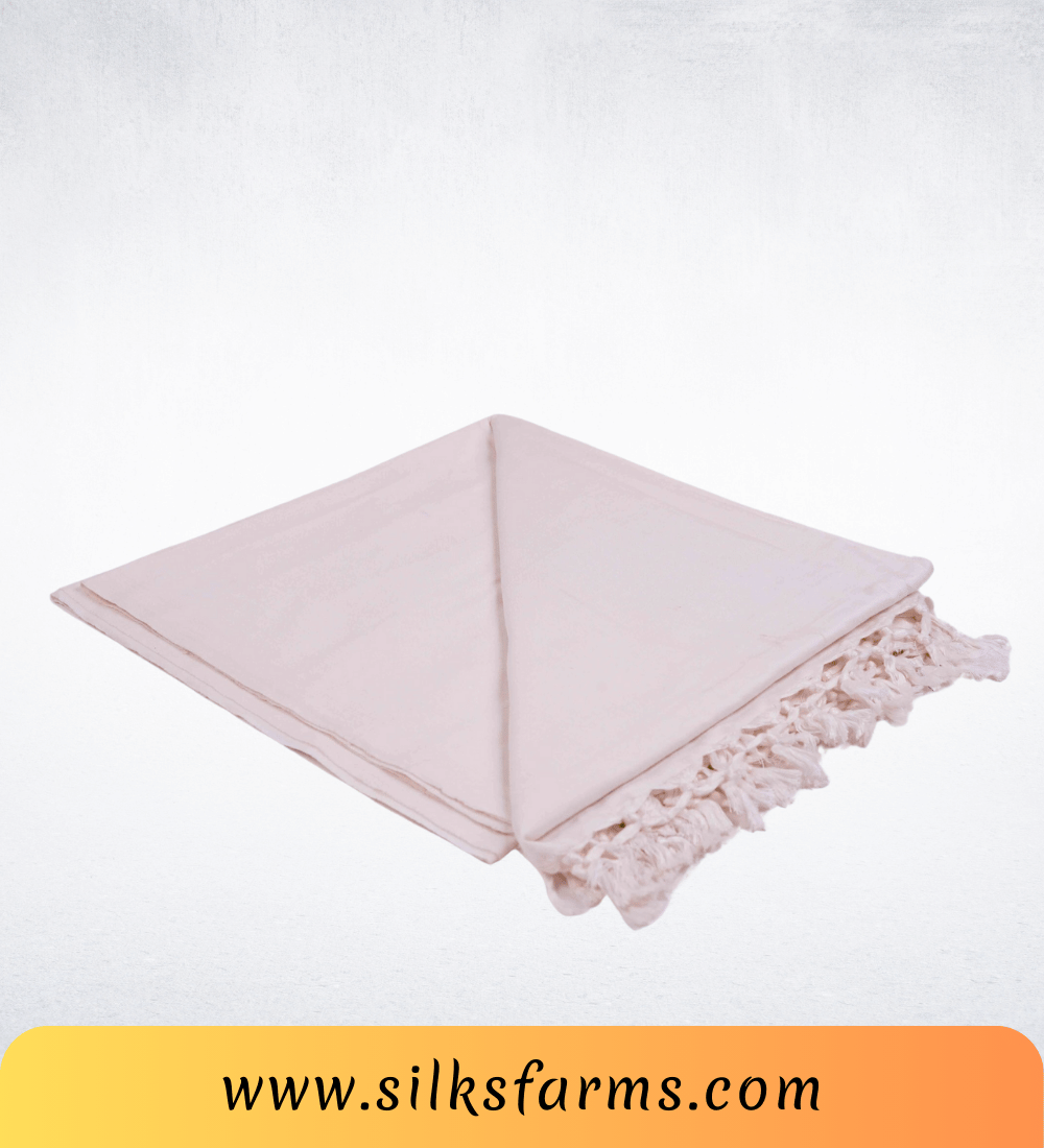 Silk & Farm Super Soft Lightweight Premium Bhagalpuri Dull Chadar – Pure Cotton Feel, All-Season Comfort Blanket, Handcrafted in Bhagalpur - SK029