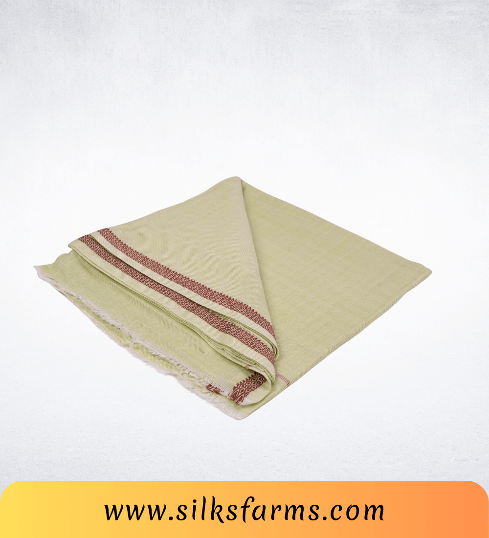 Silk & Farm Super Soft Lightweight Premium Bhagalpuri Dull Chadar – Pure Cotton Feel, All-Season Comfort Blanket, Handcrafted in Bhagalpur - SK003