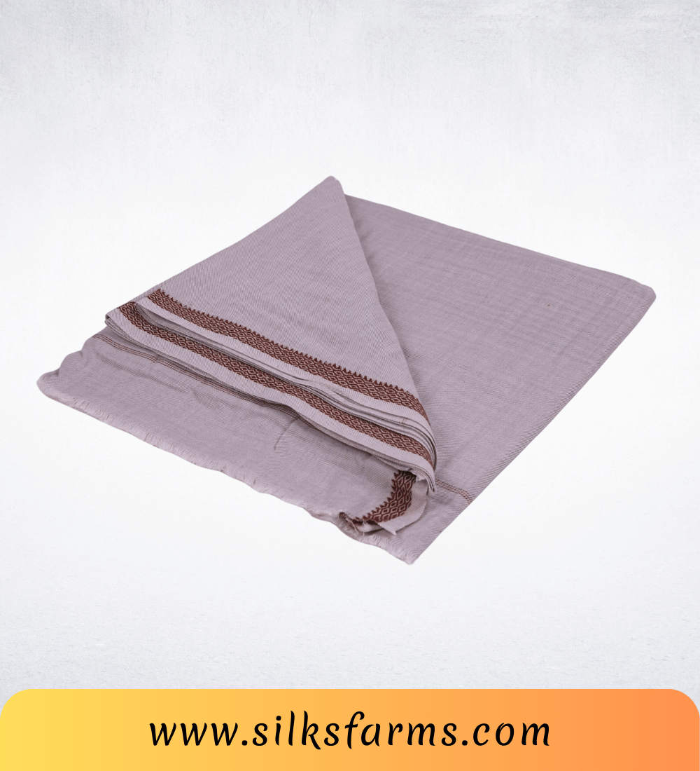 Silk & Farm Super Soft Lightweight Premium Bhagalpuri Dull Chadar – Pure Cotton Feel, All-Season Comfort Blanket, Handcrafted in Bhagalpur - SK030