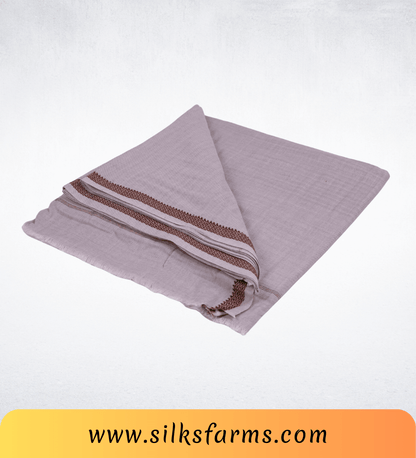 Silk & Farm Super Soft Lightweight Premium Bhagalpuri Dull Chadar – Pure Cotton Feel, All-Season Comfort Blanket, Handcrafted in Bhagalpur - SK030