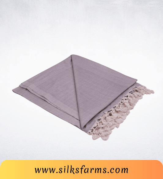 Silk & Farm Super Soft Lightweight Premium Bhagalpuri Dull Chadar – Pure Cotton Feel, All-Season Comfort Blanket, Handcrafted in Bhagalpur - SK031