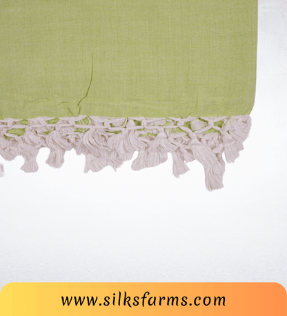 Silk & Farm Super Soft Lightweight Premium Bhagalpuri Dull Chadar – Pure Cotton Feel, All-Season Comfort Blanket, Handcrafted in Bhagalpur - SK032
