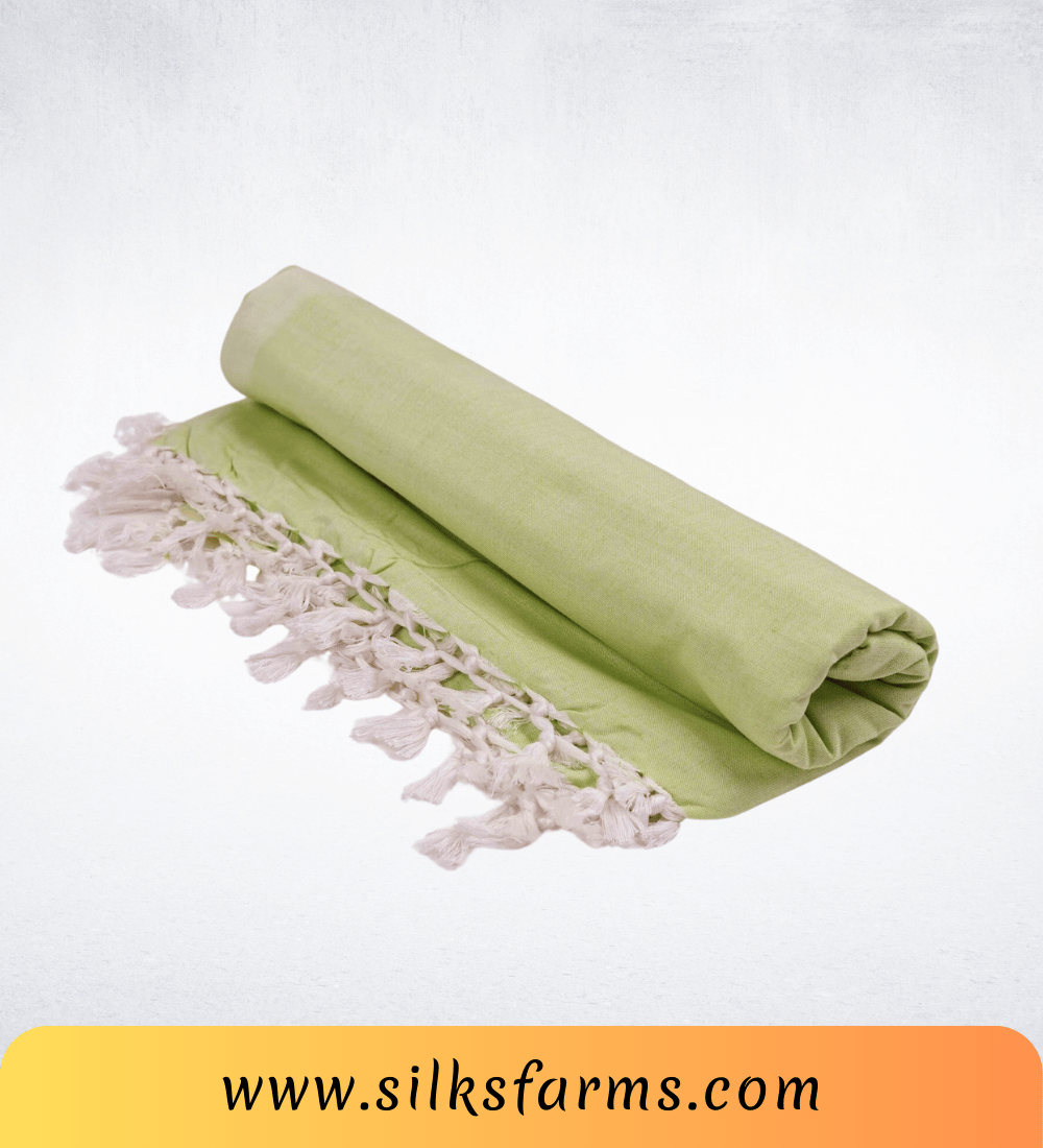 Silk & Farm Super Soft Lightweight Premium Bhagalpuri Dull Chadar – Pure Cotton Feel, All-Season Comfort Blanket, Handcrafted in Bhagalpur - SK032