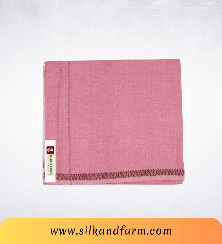 Silk & Farm Authentic Bhagalpuri Dull Chadar 98 × 54 Inches | Premium Cotton Blend | Soft, Lightweight & Breathable | Traditional Woven All-Season Bed Cover for Home & Travel