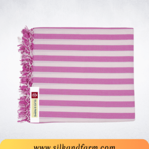 Silk & Farm Authentic Bhagalpuri Dull Chadar 98 × 54 Inches | Premium Cotton Blend | Soft, Lightweight & Breathable | Traditional Woven All-Season Bed Cover for Home & Travel
