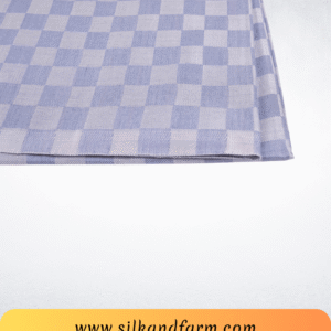 Silk & Farm Authentic Bhagalpuri Dull Chadar 98 × 54 Inches | Premium Cotton Blend | Soft, Lightweight & Breathable | Traditional Woven All-Season Bed Cover for Home & Travel