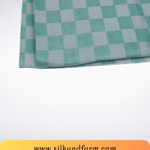 Silk & Farm Authentic Bhagalpuri Dull Chadar 98 × 54 Inches | Premium Cotton Blend | Soft, Lightweight & Breathable | Traditional Woven All-Season Bed Cover for Home & Travel