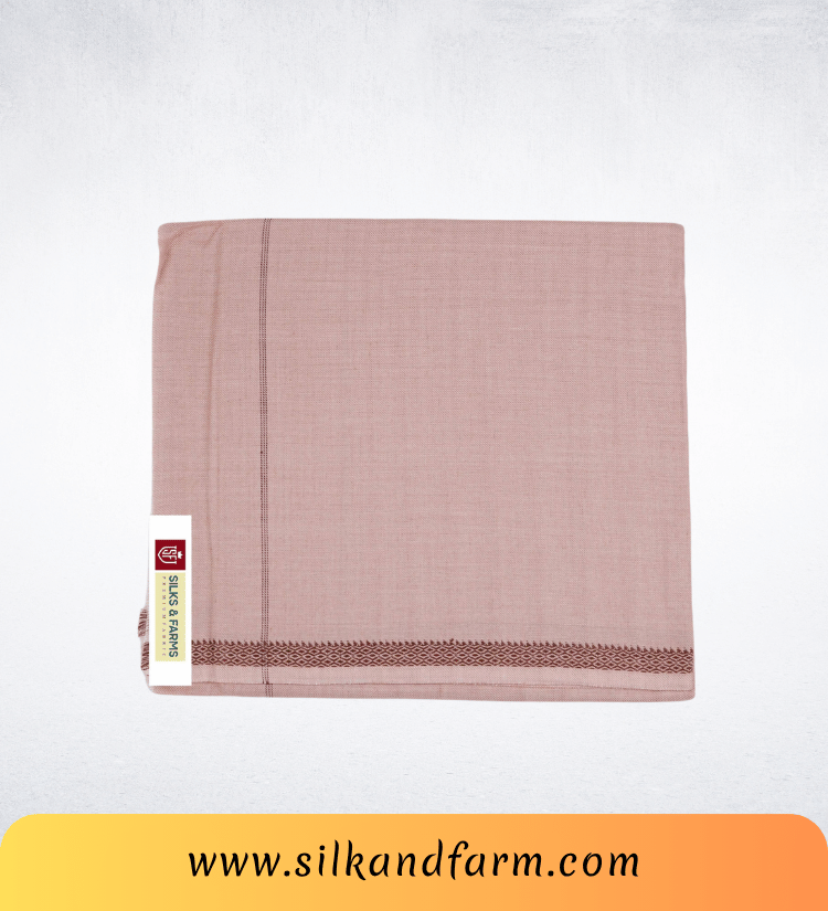 Silk & Farm Authentic Bhagalpuri Dull Chadar 98 × 54 Inches | Premium Cotton Blend | Soft, Lightweight & Breathable | Traditional Woven All-Season Bed Cover for Home & Travel